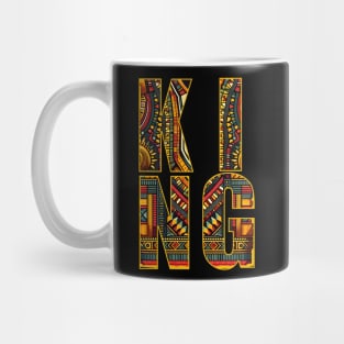 Dashiki Pattern Afrocentric King Mug